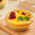 A torta líquida de ovo adoçada usa
