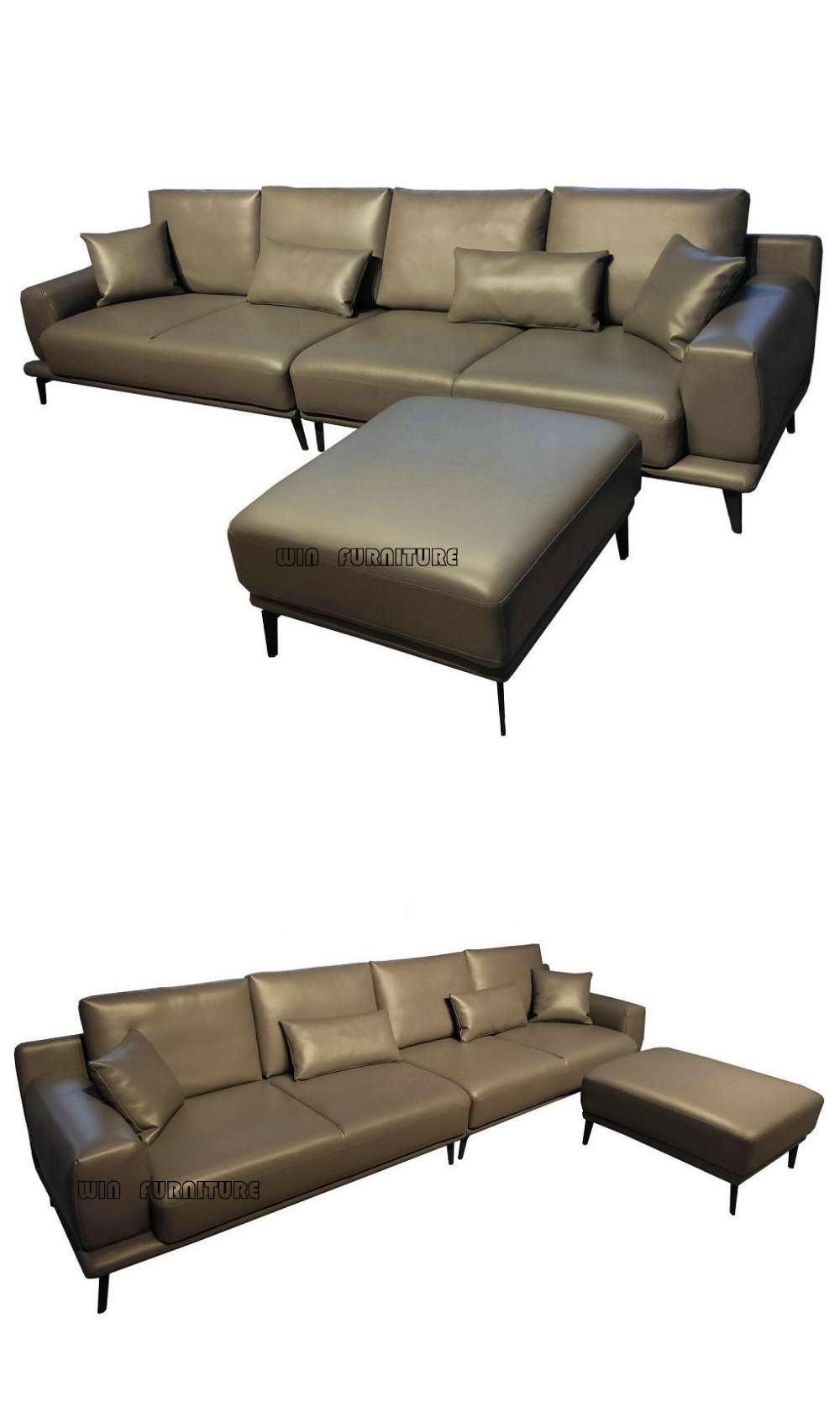 leather sofa