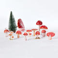 45 Pieces/Box Cute Red Mushroom Sticker Collection Stationery Creative Plant Manual Decoration General Sealing Paste