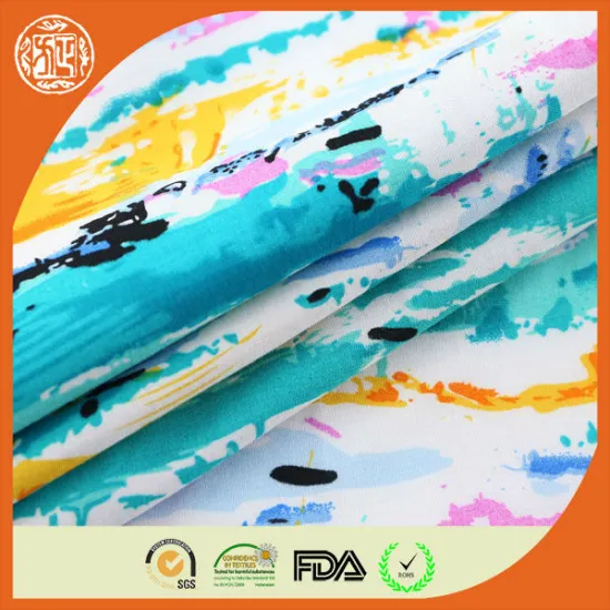 Ready goods hundreds of designs viscose rayon voil print fabric