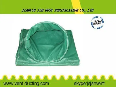 Positive pressure fire resistant ventilation air ducting for mining