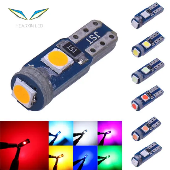 T5 LED W3W 3SMD 3030 Dashboard Warning Indicator Wedge Light for CANBUS Cars