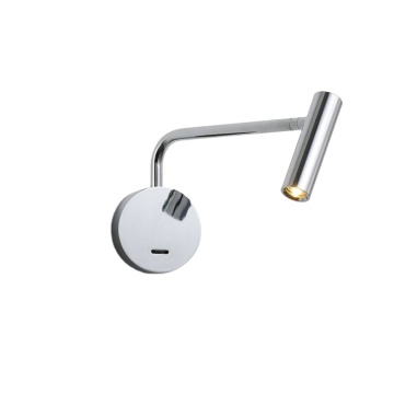 Design moderno 3W Cromo in alluminio placcato LED LETTURA LETTURA