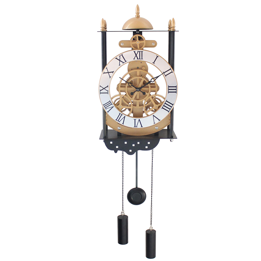 Retro Hollowed-out Gear Wall Clock