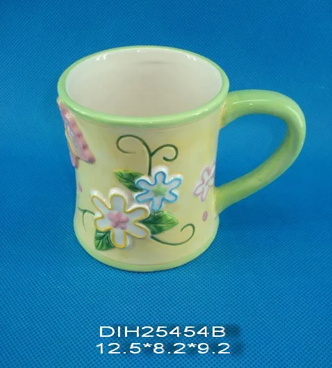 Hand-Painted Ceramic Coffee Mug