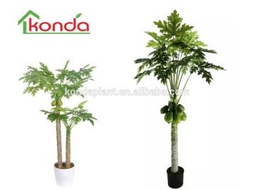 Top selling artificial decoration plants with cheap price,artificial fruit tree,artificial pawpaw tree