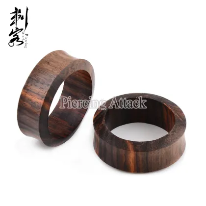 Black Sono Wood Ear Piercing Jewelry Wood Ear Tunnel Plug