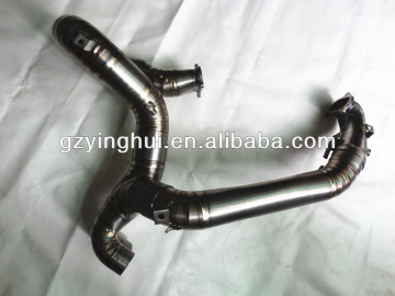 motorcycle racing titanium exhaust pipe system part