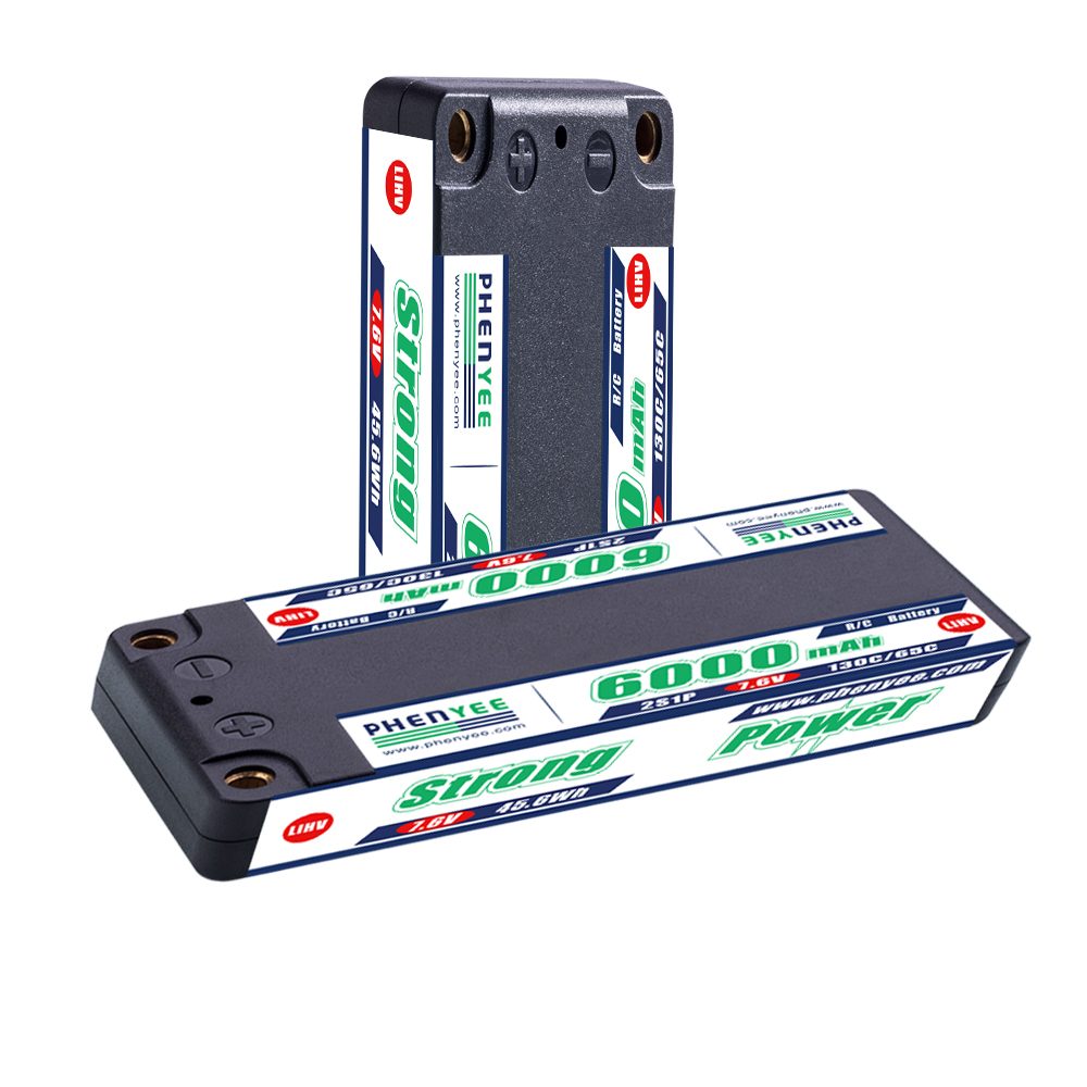 Batri ailwefradwy 6000mAh 7.6V ar gyfer car RC