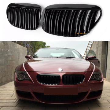 E63 CAR DOUBLE TRIVE BLISS Black Grille dla BMW 6 Series E63 2006-2010