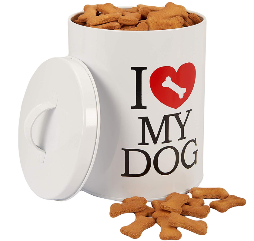 Large Pet Food Metal Canister