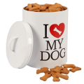 Large Pet Food Metal Canister