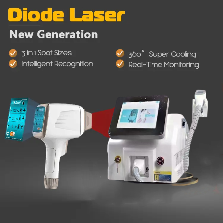 Diode laser hair removal