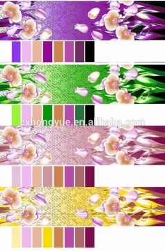 3D Disperse Printed Polyester Brushed bedsheet Fabric ,Printed Brushed fabric for home textile