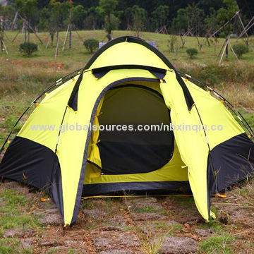 Camping tält, mäter 100 + 210 x 260 x 130 cm, lämplig för 5 personer