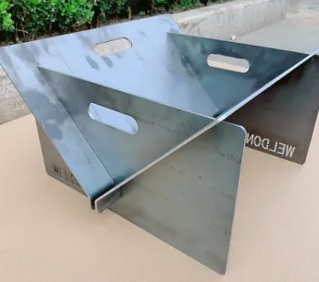 Custom Folding BBQ Grill Outdoor Firepit for Backyard Camping and Heating