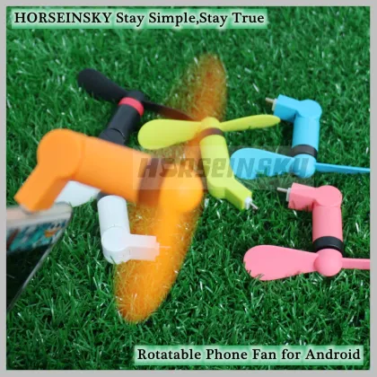 Micro USB Rotatable Fan Mute Mini Cooler Fans for Android Cell Phone