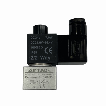 High Pressure Air Pneumatic Solenoid Valve 3V2-08-NC/NO 220V 24V
