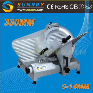 All stainless steel commercial electric cold meat slicer Diameter 330mm With Italy Imported Belt And Blade