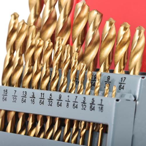 Inci 21 pcs hss logam twist bor bit set