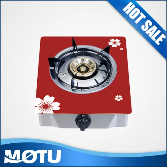 Single LPG gas cooker stove with burner parts