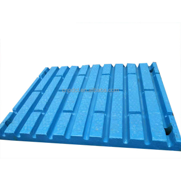 High Manganese Steel Wear Parts for Fixed and Movable Jaw Plates in Mining Stone Crushers