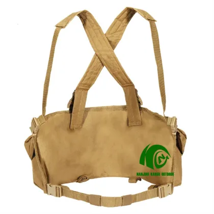 Kango Good Quality Molle Chest Rig Coyote Brown