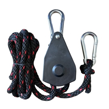 500lbs Capacity Ratchet Mechanism: 1/2" Tie Down Rope Pulley System for Efficient Cargo Handling and Securement