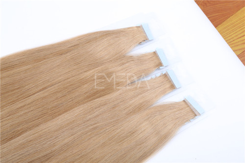 Raw natural Russian remy hair tape hair extension