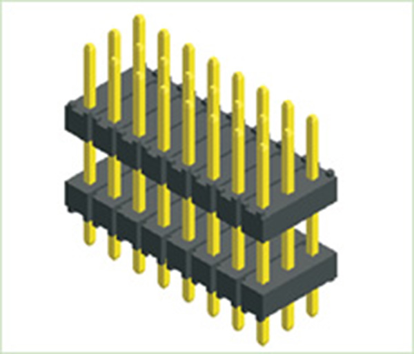 2,0 mm stifthuvud Triple Row Double Base Dip 180