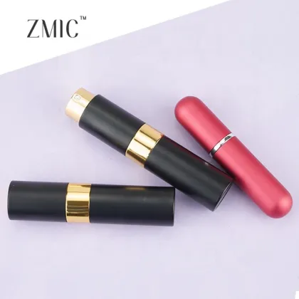 Custom Aluminum Perfume Bottles with Mist Sprayer - Various Designs for Makeup Collections