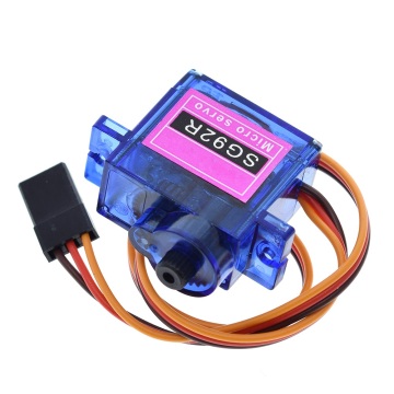 TZT SG92R 2.5KG Micro 9g Servo with Nylon Carbon Fiber Gears - Replacement for SG90 RC Model Aeromodelling Helicopters