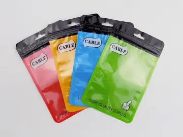 Phone Accessories Plastic Bags For USB Cable
