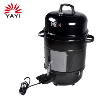 1650w 2 to 8 people vertical electric barrel bbq grill machine  electric bbq smoker grill