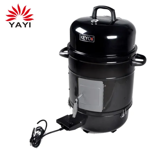 1650w 2 to 8 people vertical electric barrel bbq grill machine  electric bbq smoker grill