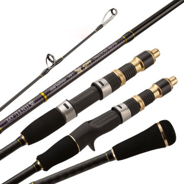 1.8M - 1.98M Carbon Blank Ocean Saltwater Fishing Pole Lightweight Overhead Jig Rod for Slow Pitch Jigging & Spinning Casting