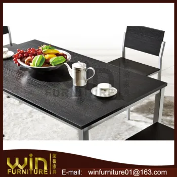 black mdf dining table sets