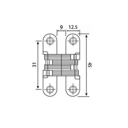Sugatsune concealed hinges for furniture