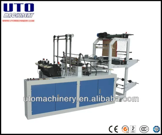UTOPLAS Brand Best Selling High Speed Double Lines Shopping Bag Making Machine (With Computer Control)