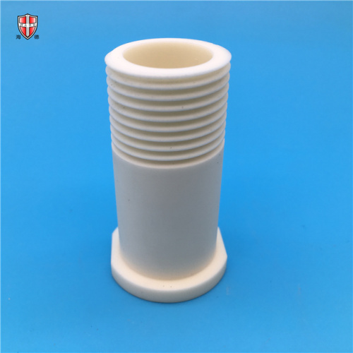 insulated alumina ceramic pitch threaded bolt sleeve