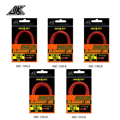 JK KBC Series kV Auxiliary Braided Fishing Line for Ocean Fishing Hooks
