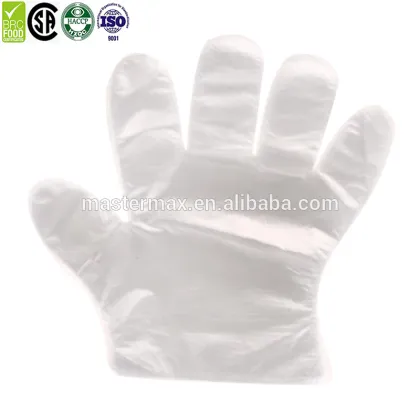 2017 Disposable plastic gloves CPE gloves