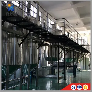 China Edible Crude Oil Refinery/Refining/Processing Machine Price for Rice Bran Palm Kernel Sunflower Sesame Avocado Cooking Oil