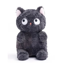 Black kitten plush toy