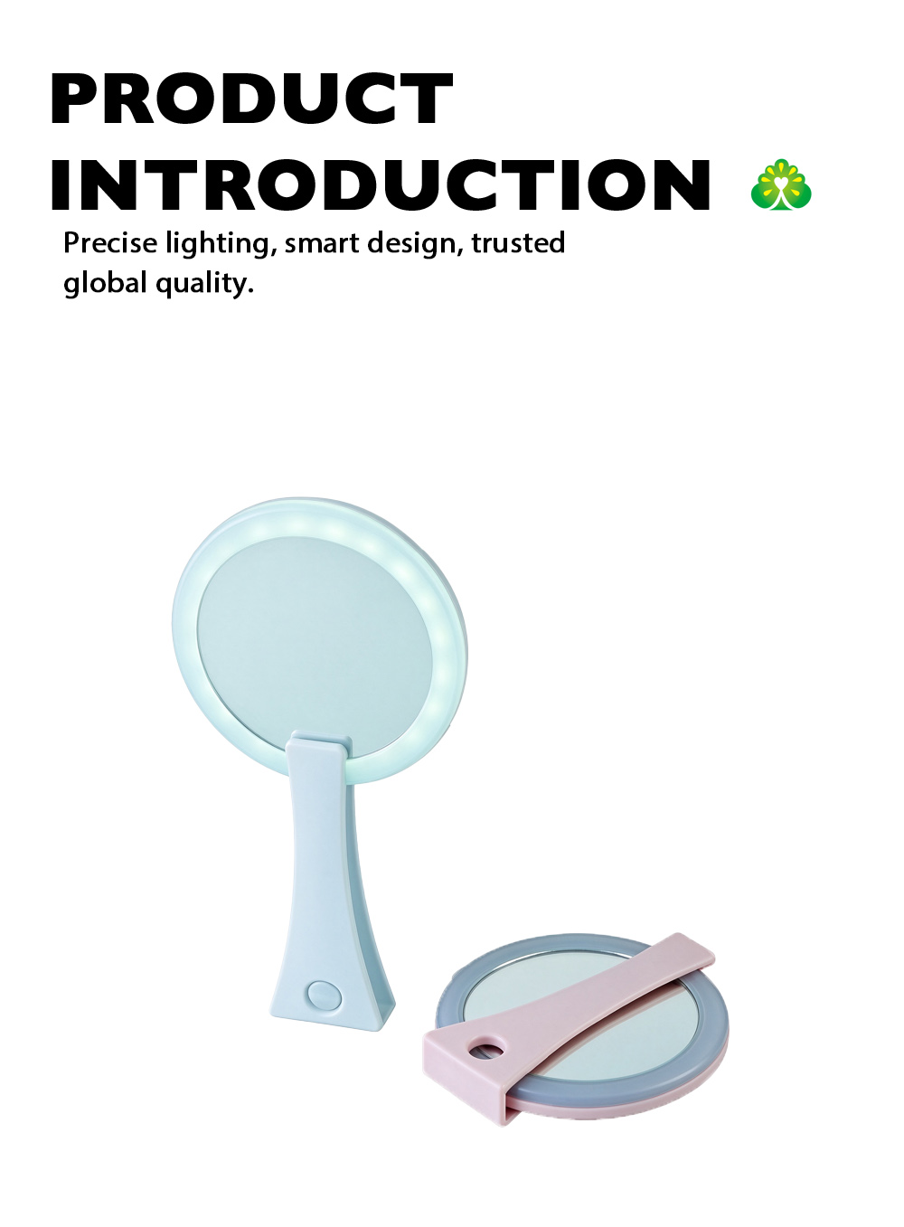 Handheld LED Lighted Makeup Mirror X
