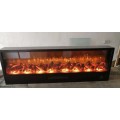 LED color change electric fireplace