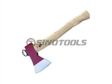 Axe with Wooden Handle