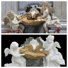 Custom Life Size Marble Angel Statue Hand Carved