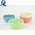 Custom high quality round ramen tableware set ceramic