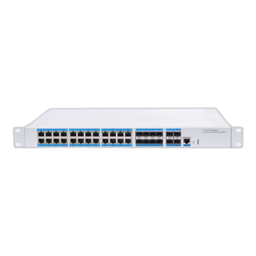 4-Port 10 Gigabit Optical 24 Electricity Industrial Managed Ethernet Switch with SNMP